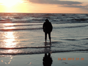 Sur la plage de Noordwijk