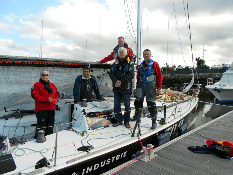 Avec Alexis Loison à bord de Fiva