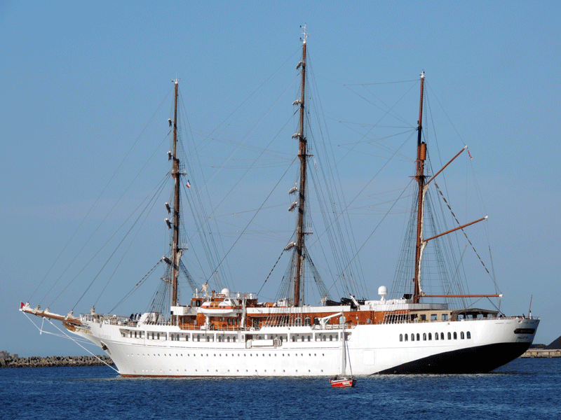 Le Sea Cloud II : Un paquebot à voiles Maltais